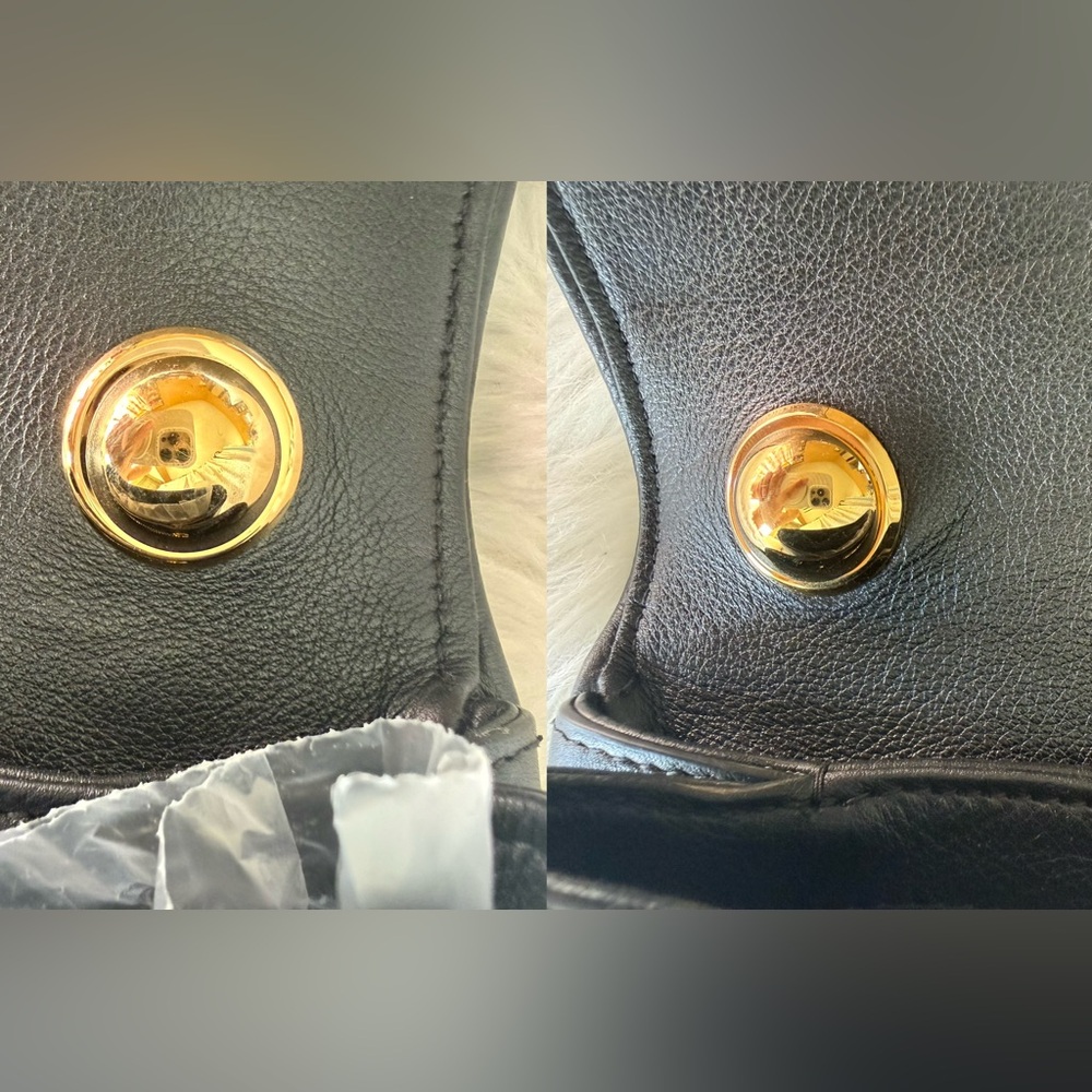 Gucci Blondie Black Leather Top Handle Bags - Picture 6 of 16